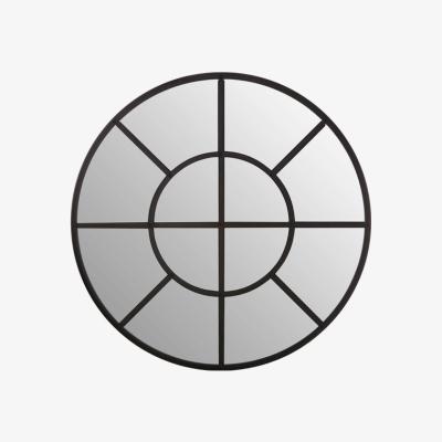 Olivia's Olivia's Descartes Round Wall Mirror Black Round / Black Round