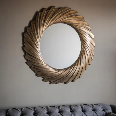 Olivia's Gallery Interiors Lowry Mirror / Gold Verdigree