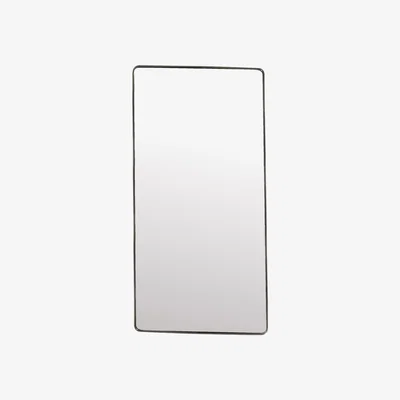 Olivia's Libra Japandi Wall Mirror Dark Bronze