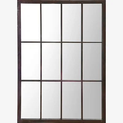 Olivia's Gallery Outdoor Zanetti Mirror in Noir