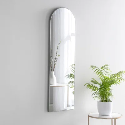 Olivia's Olivia's Cora Arched Mirror in Silver - 100x30cm
