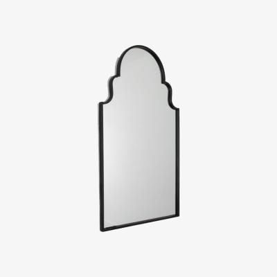 Olivia's Native Home Roman Window Pane Mirror Black