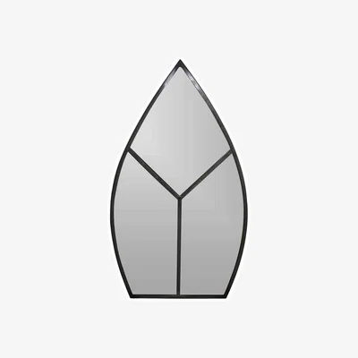 Olivia's Ivyline Leaf Arch Outdoor Mirror Natural Black