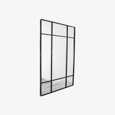 Olivia's Native Home Modern Wall Mirror Black