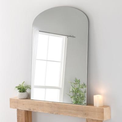 Olivia's Olivia's Cora Plain Mantle Mirror in Silver - 91x120cm