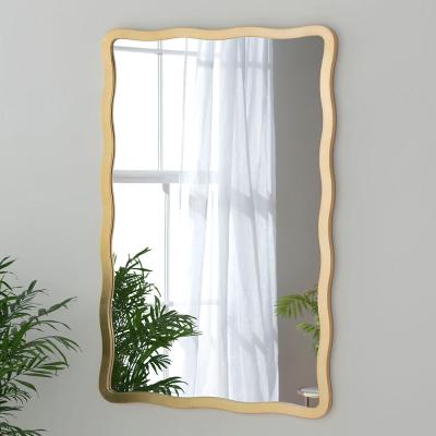 Olivia's Olivia's Rowan Rectangular Wall Mirror in Gold / 90 x 60
