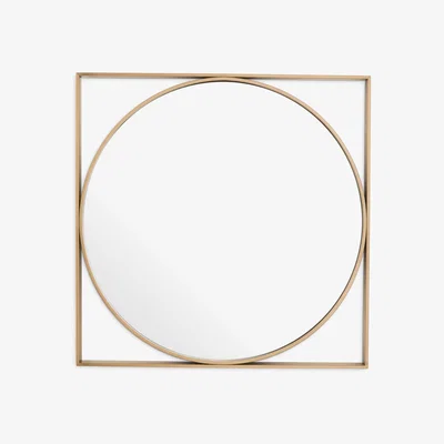 Olivia's Eichholtz Montauk Mirror in Anqitue Brass