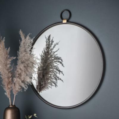 Olivia's Gallery Direct Bayswater Black Round Mirror