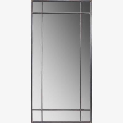 Olivia's Olivia's Eliza Antiuqe Metal Rectangular Floor Mirror in Bronze