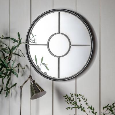 Olivia's Gallery Interiors Ovesen Mirror Black And Silver / Small