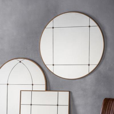Olivia's Gallery Direct Ariah Round Window Pane Mirror