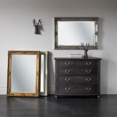 Olivia's Gallery Direct Abbey Rectangle Mirror Gold