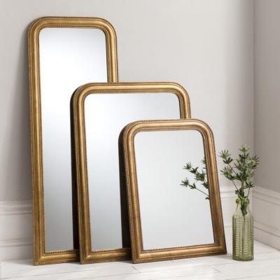 Olivia's Gallery Interiors Worthington Gold Mirror Rectangle