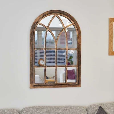 Downtown Smart Garden Victorian Home and Garden Mirror - Coppergris