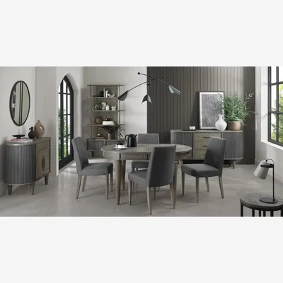 Downtown Downtown Markham Silver Grey Wall Mirror