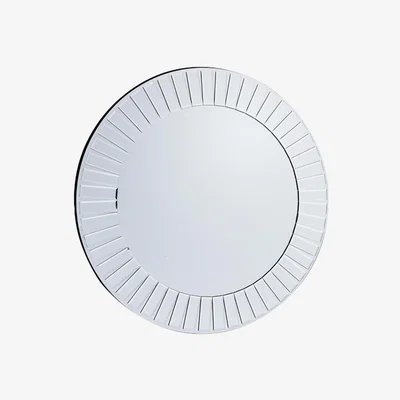 Perch and Parrow Klee Round Mirror