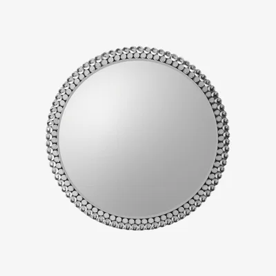 Perch and Parrow Beau Round Wall Mirror