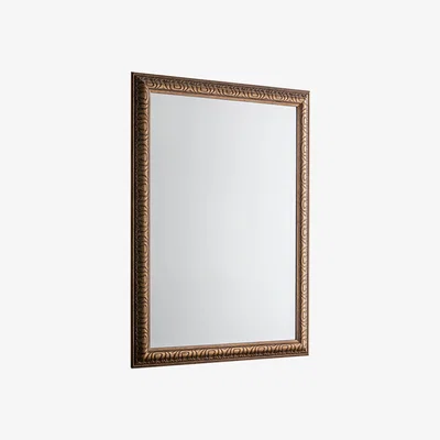 Perch and Parrow Travis Large Wall Mirror in Bronze