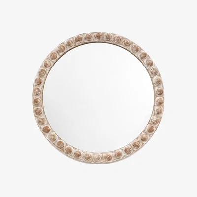 Perch and Parrow Florence Round Mirror, Small