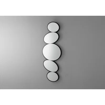 Perch and Parrow Ashley Pebble Stack Wall Mirror