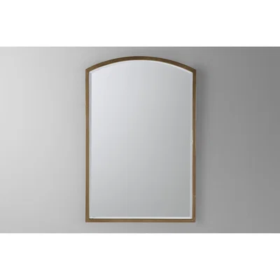 Perch and Parrow Newport Arch Wall Mirror in Antique Gold