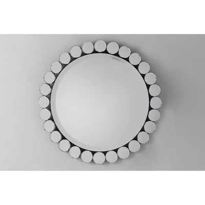 Perch and Parrow Derek Small Round Wall Mirror