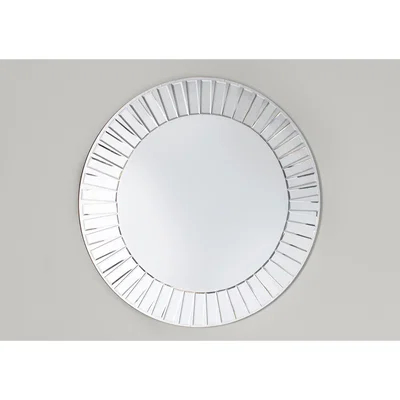 Perch and Parrow Klee Round Mirror - Large