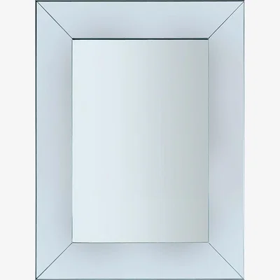 Perch and Parrow Sheen Mirror in Silver