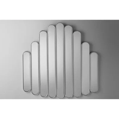 Perch and Parrow Hayley Silver Wall Mirror