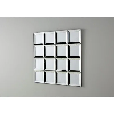 Perch and Parrow Malbaie Squares Wall Mirror