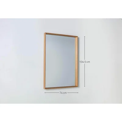 Perch and Parrow Claire Wall Mirror in Oak