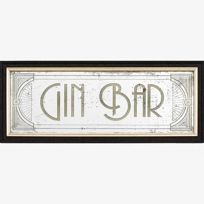 Perch and Parrow Retro Gin Mirror