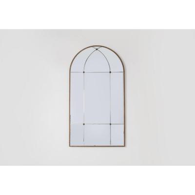 Perch and Parrow Ayla Arch Mirror in Harvest Gold