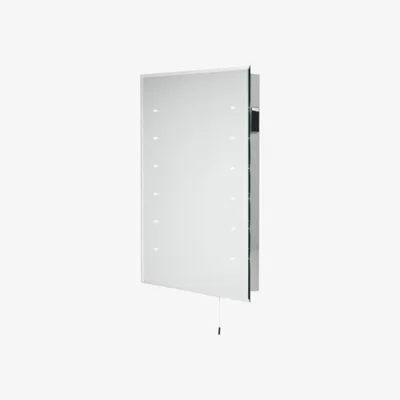 Pagazzi Diamond LED Bathroom Mirror with Shaver Socket and Lighting