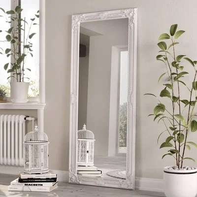 Pagazzi Bevelled Leaner Mirror 75x165cm White