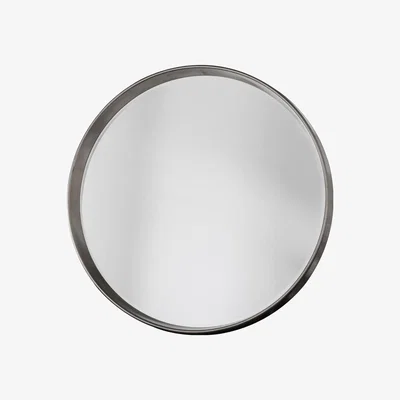 Pagazzi Harvey Round Mirror Silver 95cmX95cm