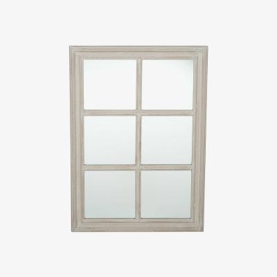 Pagazzi Oblong Wall Mirror Grey Wood