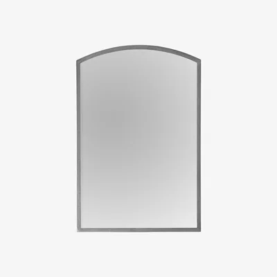 Pagazzi Higgins Arch Mirror Antique Silver 60cmx90cm