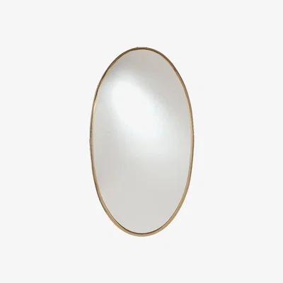 Pagazzi Oval Gold Metal Wall Mirror