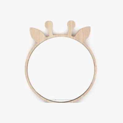 The Range Giraffe Kids Wooden Mirror  - Natural