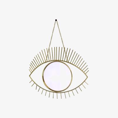The Range Gold Metal Eye Mirror - Yellow