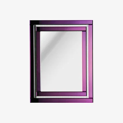 The Range Premier Housewares Purple Deco Mirror - Purple