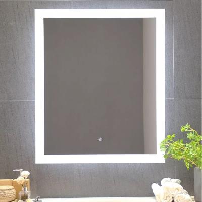 The Range Large HD LED Light Bathroom Mirror With Touch Switch Sensor - Silver