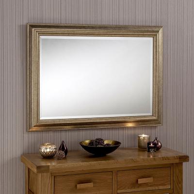 The Range Classic Champagne Framed Wall Mirror - Champagne
