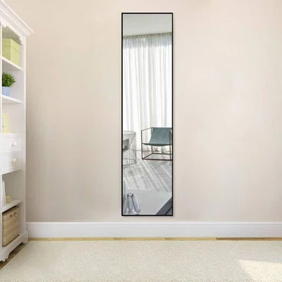 The Range Stylish Full-length Wall Mirror Wall-mounted - Black