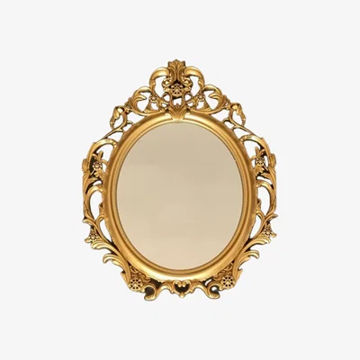 The Range Gold Ornate Antique Vintage Style Dressing Table or Wall Mirror - Gold