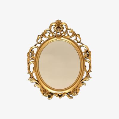 The Range Gold Ornate Antique Vantage Style Wall Mirror Dressing - Gold
