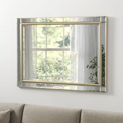 The Range Venetian Brass Wall Mirror Bevelled - Brass / 67cm / 66cm