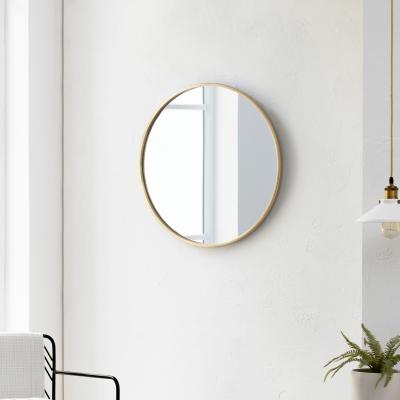 The Range Vasto Round Mirror - Gold