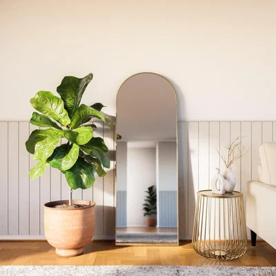 The Range Arch Full Length Mirror - White